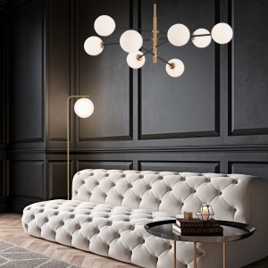 Lustra moderna cu 8 surse de lumina Vitra 75303 universul-luminii.ro