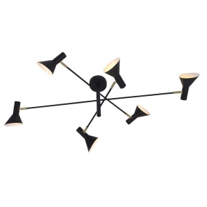 Lustra moderna cu brate reglabile Izmir 3-arm black 88283 universul-luminii.ro
