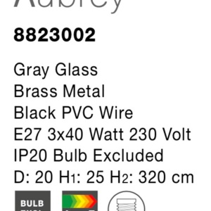 Lustra moderna design decorativ Aubrey 3L NVL-8823002 78003 universul-luminii.ro
