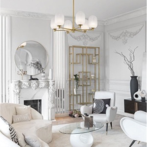 Lustra moderna design deosebit cu 6 de surse de lumina BALOR 121443 universul-luminii.ro