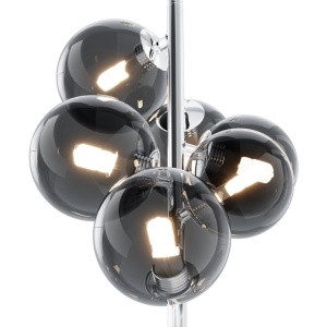 Lustra moderna design deosebit cu 6 de surse de lumina Dallas crom 118563 universul-luminii.ro