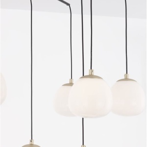 Lustra moderna design deosebit cu 8 de surse de lumina THE EGG 121413 universul-luminii.ro