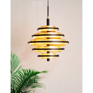 Lustra moderna Hive Black/gold 6375-5BG SRT 83353 universul-luminii.ro