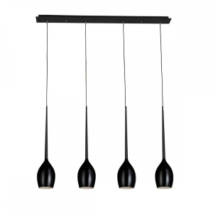 Lustra moderna Izza 4 Black 188833 universul-luminii.ro