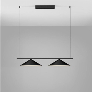 Lustra moderna suspendata LED Lui, negru 169173 universul-luminii.ro