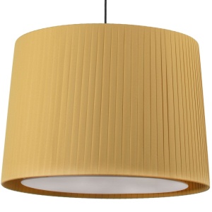 Lustra/Pendul decorativ cu cablu si stecher SAMBA negru/galben - Img 2