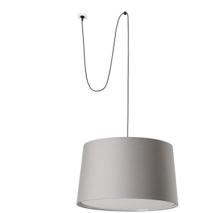 Lustra/Pendul decorativ cu cablu si stecher WINDSOR negru/gri