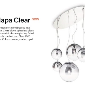 Lustra/Pendul design decorativ Mapa clear sp1 d30 - Img 3