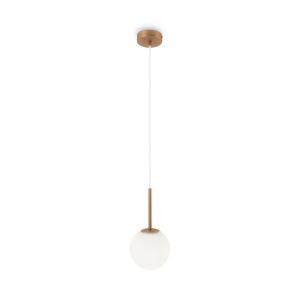 Lustra, Pendul design modern Basic form auriu, diametru 15cm 212133 universul-luminii.ro