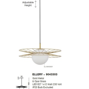 Lustra/Pendul design modern decorativ ELLERY 222693 universul-luminii.ro