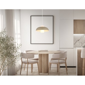 Lustra/ Pendul design modern LOWE nisip - Img 3