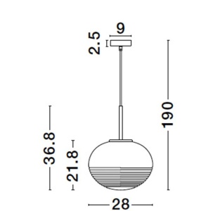 Lustra, Pendul design modern MAEVE 104583 universul-luminii.ro
