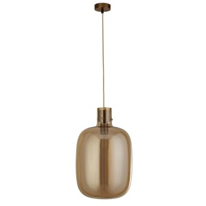 Lustra, Pendul design modern minimalist Barrel chihlimbar - Img 2
