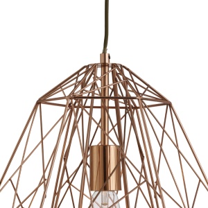Lustra / Pendul design modern minimalist Geometric cupru 7271CU SRT 52593 universul-luminii.ro