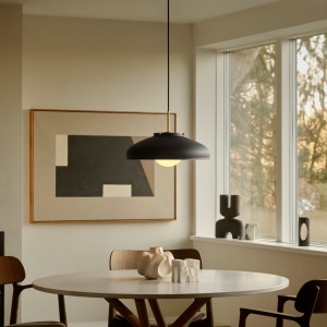 Lustra, Pendul Design Modern Minimalist, Metal, Latif negru 243673 universul-luminii.ro