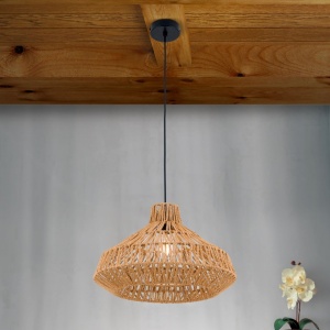 Lustra/Pendul design natural BASKET D-40cm 156503 universul-luminii.ro