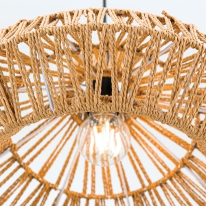 Lustra/Pendul design natural BASKET D-40cm 234973 universul-luminii.ro
