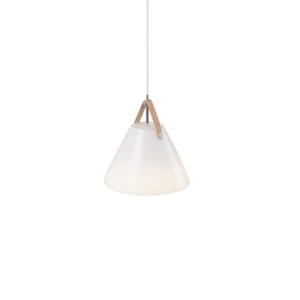 Lustra / Pendul design nordic Strap 27 alb opal 84313001 DFTP