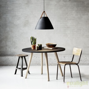 Lustra / Pendul design nordic Strap 48 negru 84353003 DFTP - Img 5