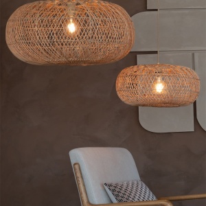 Lustra/Pendul Eco, Ratan, Arizona natural, L 243563 universul-luminii.ro