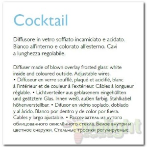 Lustra,Pendul inaltime reglabila, diam. 20cm COCKTAIL SP1 Small 074337 47403 universul-luminii.ro