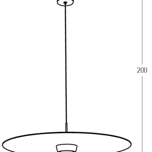 Lustra, Pendul LED 21W 3000K SANDY BRICK RED ZB-2588 171293 universul-luminii.ro