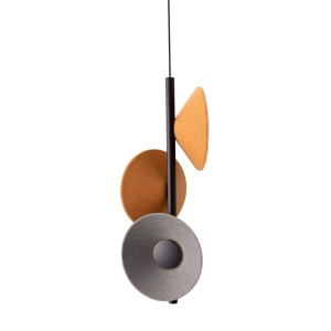 Lustra/Pendul LED design decorativ Puro galben/gri 161293 universul-luminii.ro