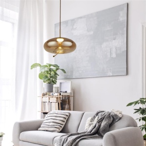 Lustra, Pendul LED design modern minimalist Lisbon chihlimbar - Img 6