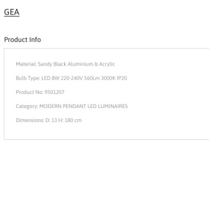 Lustra/Pendul LED stil minimalist GEA - Img 4