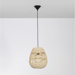 Lustra / Pendul modern design natural ratan MARLO D-30cm 108853 universul-luminii.ro