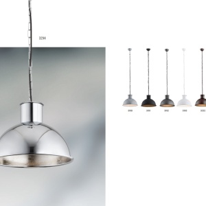 Lustra/Pendul modern stil industial EUFRAT crom 103723 universul-luminii.ro