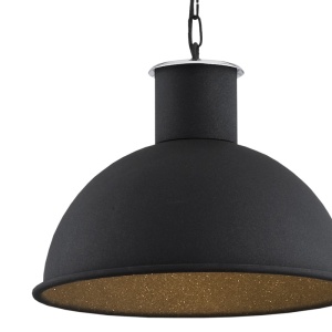 Lustra/Pendul modern stil industial EUFRAT negru 103763 universul-luminii.ro