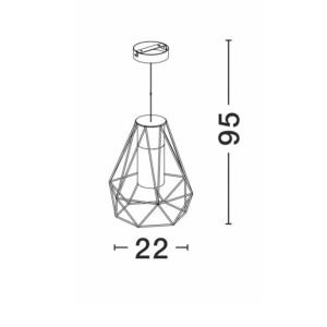 Lustra / Pendul pentru iluminat exterior IP54 ISIDORA NVL-870445 79293 universul-luminii.ro