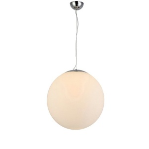Lustra / Pendul stil modern 40cm Ball alb