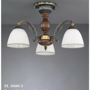 Lustra rustica aplicata cu 3 brate design italian 3800 203223 universul-luminii.ro