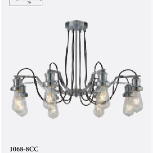 Lustra stil industrial Olivia 8Lt 626953 universul-luminii.ro