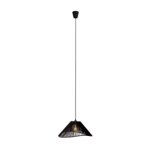 Lustra stil modern natural Amalfi I negru 160683 universul-luminii.ro