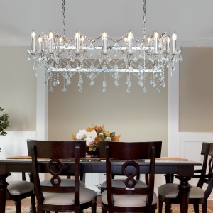 Lustra suspendata cristal design elegant Florence 14L 80614-14CC SRT - Img 4