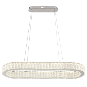 Lustra suspendata cu telecomanda design modern Mucky crom 135213 universul-luminii.ro