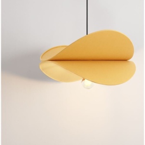 Lustra suspendata decorativa LUVE galben mustar - Img 10