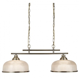 Lustra suspendata design clasic Bistro II 2L alama antique 3592-2AB SRT