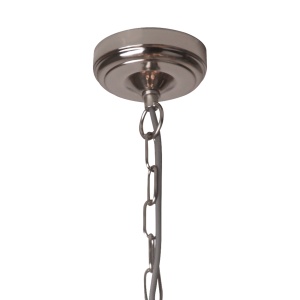 Lustra suspendata design clasic Bistro II 5L argintiu satin 1685-5SS SRT - Img 3