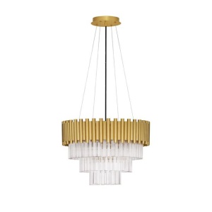 Lustra suspendata design elegant MAGNOLIA aurie - Img 1