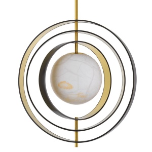 Lustra suspendata design LUX Pearl, auriu 115029 HZ 197583 universul-luminii.ro