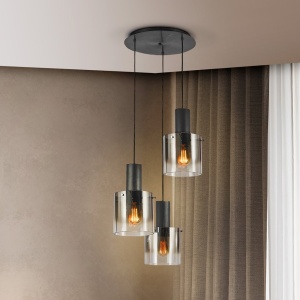 Lustra suspendata design moderm Venize 3L - Img 1