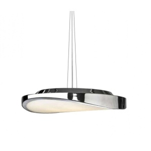 Lustra suspendata design modern 48cm Circulo chrom - Img 8