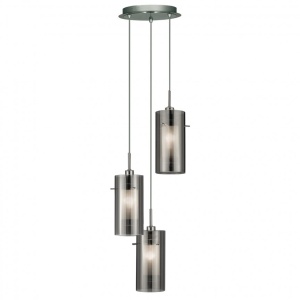 Lustra suspendata design modern Duo II 3L crom 2300-3SM SRT - Img 1