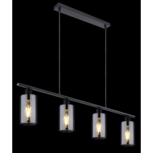 Lustra suspendata design modern HADERA 15465-4H GL 95623 universul-luminii.ro