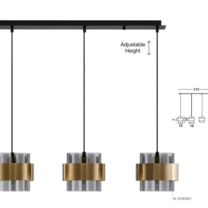 Lustra suspendata design modern SIANNA 4L - Img 3