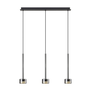 Lustra suspendata design modern TONIC 3L crom